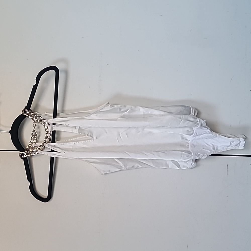Marciano Chain Satin Bodysuit White